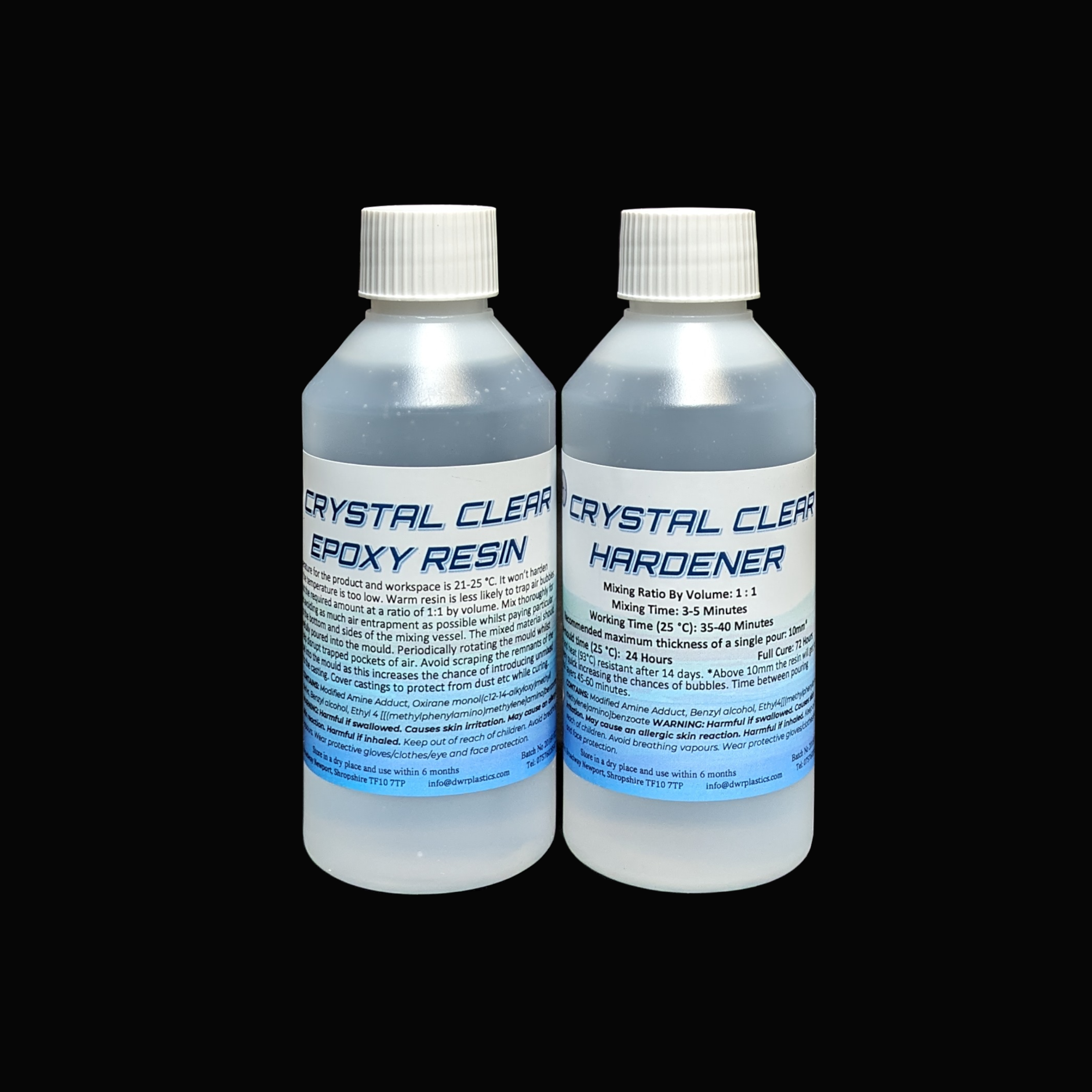 Crystal Clear Epoxy Resin 500ml Kit
